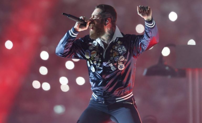  Post Malone pays tribute to Marshawn Kneeland during halftime show