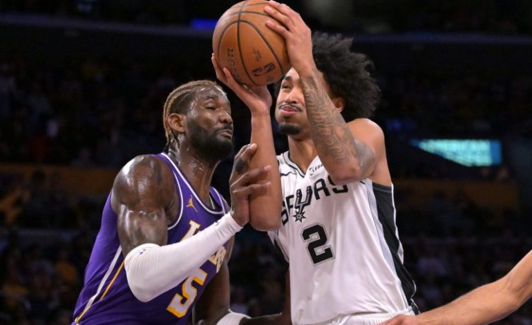  Spurs, without Wemby, upend Lakers to reach NBA Cup semifinals