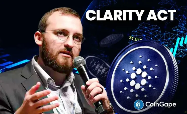  Cardano Founder Slams Ripple CEO’s Support for CLARITY Act Despite Policy Gaps