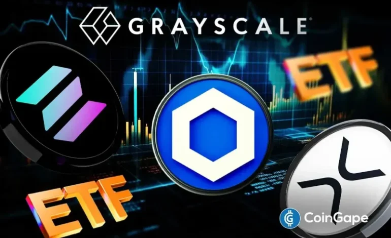  Grayscale Executives, Parent Firm Trim Holdings in XRP, Solana, & Chainlink ETFs